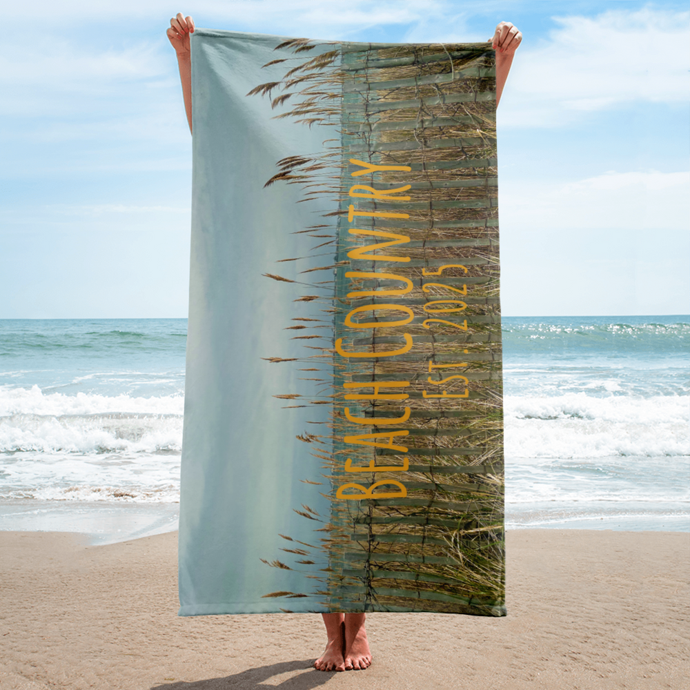 Beach Towel with Tall Grass