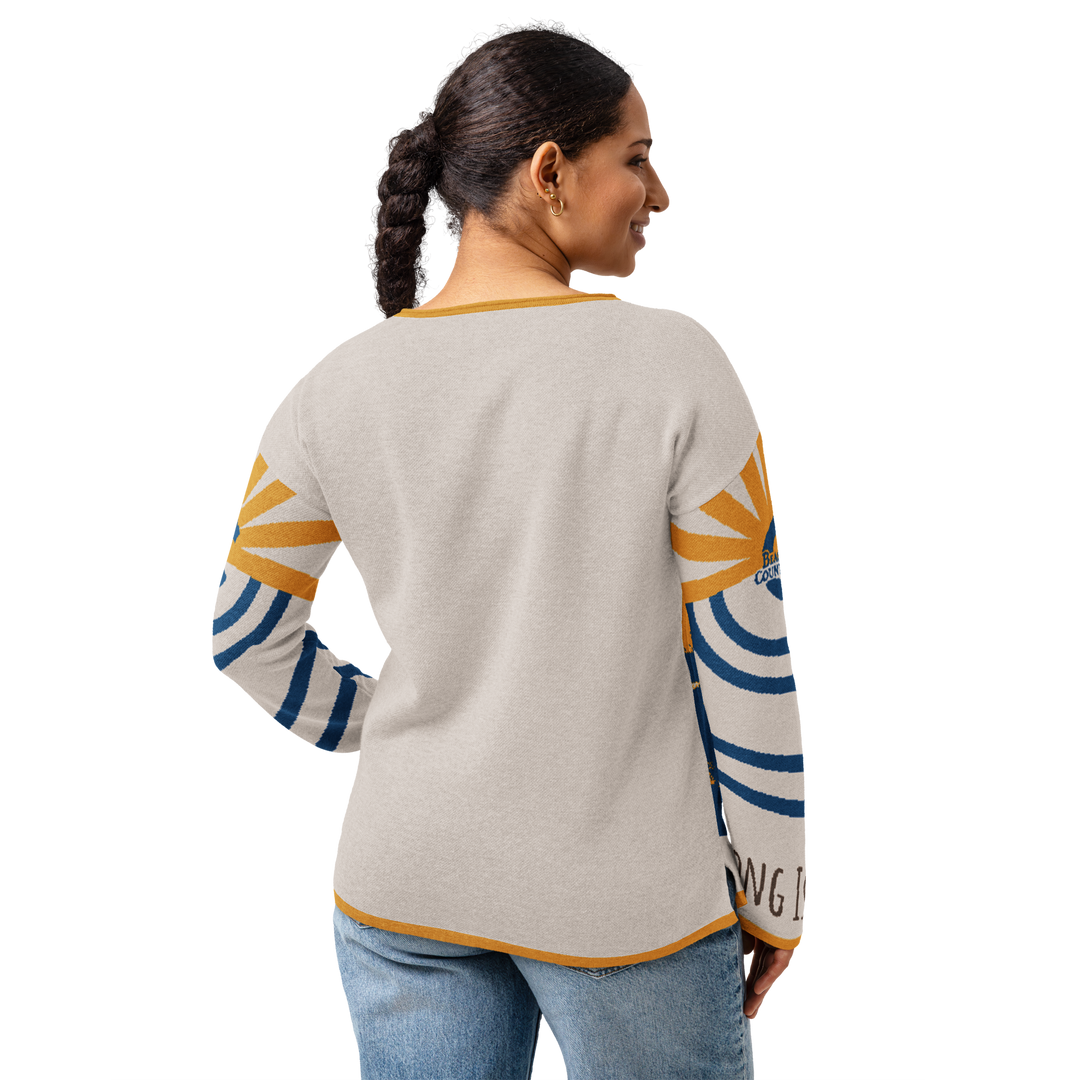 Women’s straight bottom knitted sweater