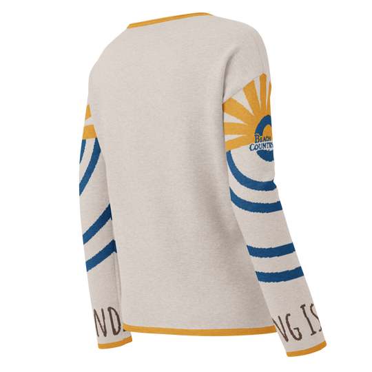 Women’s straight bottom knitted sweater